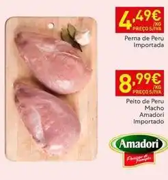Recheio Amadori - perna de peru importada promoção