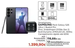 El Corte Inglés smartphone samsung pack galaxy s26 ultra + buds4 pro promoção