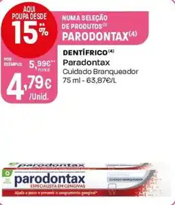 Intermarché Dentifrico parodontax promoção