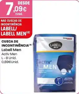 Intermarché Cueca de incontinencia labell men promoção