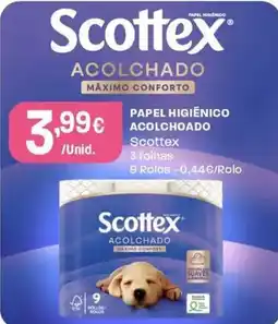 Intermarché Papel higiénico acolchoado scottex promoção