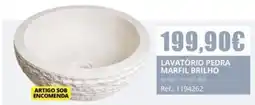 OvarMat Lavatório pedra marfil brilho promoção