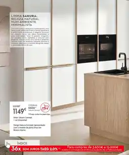 Conforama Cozinha Snoa Sakura Concept promoção