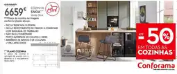 Conforama Cozinha SNOA Verde Oliva promoção