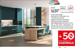 Conforama Cozinha ondas lacado musgo promoção