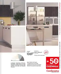 Conforama Cozinha Max II Brillo Irish Cream promoção