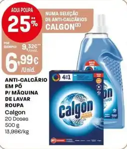 Intermarché Anti-calcário em po p/máquina de lavar ro calgon promoção