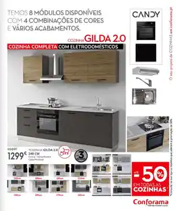 Conforama Cozinha gilda 2.0 240cm promoção