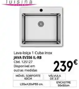 Conforama luisina lava-loiça 1 cuba inox promoção
