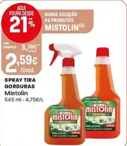 Intermarché Spray tira gorduras mistolin promoção