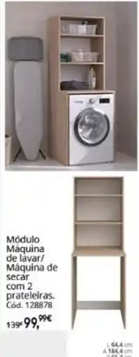 Conforama Módulo Máquina de lavar/Máquina de secar com 2 prateleiras promoção