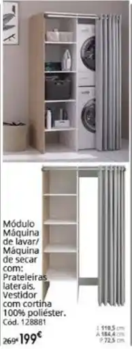 Conforama Módulo Máquina de lavar/Máquina de secar promoção