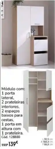 Conforama Módulo com promoção
