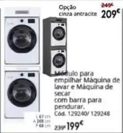 Conforama Módulo para empilhar Máquina de lavar e Máquina de secar promoção