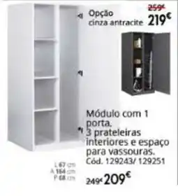 Conforama Módulo com 1 porta promoção