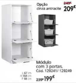 Conforama Módulo com 3 portas promoção