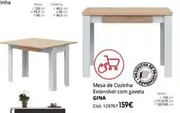 Conforama Mesa de cozinha gina promoção