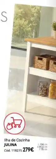 Conforama Ilha de cozinha julina promoção