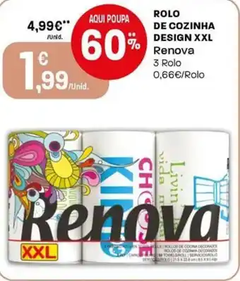 Intermarché Rolo de cozinha design xxl renova promoção