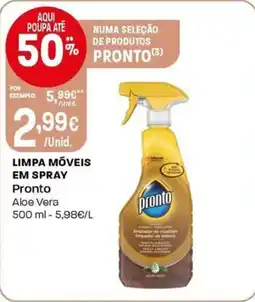 Intermarché Limpa móveis em spray pronto promoção