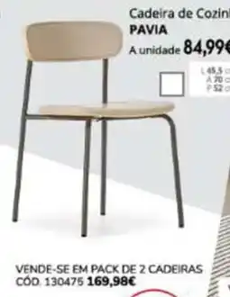 Conforama Cadeira de cozinha pavia promoção