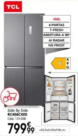 Conforama Side By Side RC456CXE0 promoção