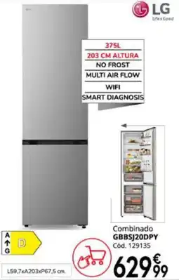Conforama LG Combinado promoção
