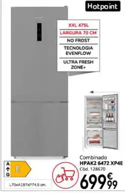 Conforama Hotpoint Combinado HPAK2 6472 XP4E promoção