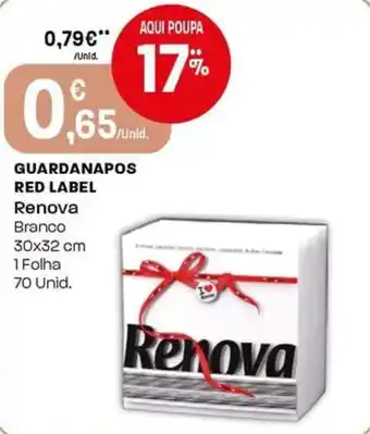 Intermarché Guardanapos red label renova promoção