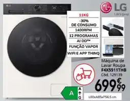 Conforama Máquina de lavar roupa lg promoção