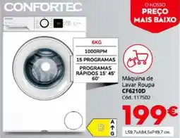 Conforama Máquina de lavar roupa confortec cf6210d promoção