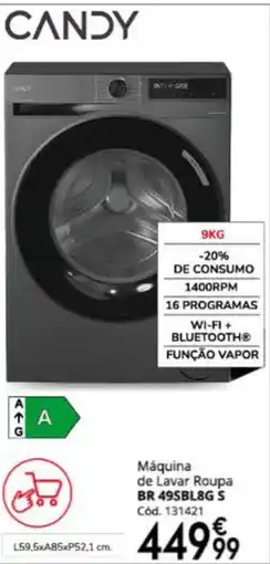 Conforama Máquina de lavar roupa br 49sbl8g s promoção