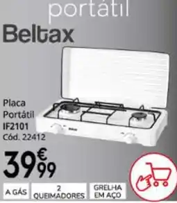 Conforama Placa portátil Beltax promoção