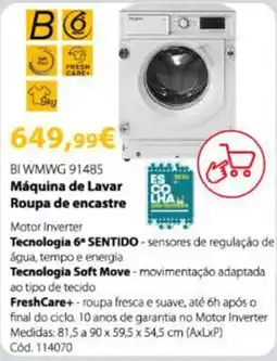 Conforama Máquina de lavar roupa de encastre promoção