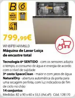 Conforama Máquina de lavar loiça de encastre total promoção