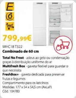 Conforama Combinado de 60 cm promoção