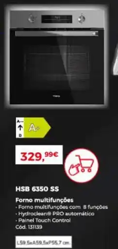 Conforama Teka forno multifunções hsb 6350 ss promoção
