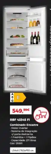 Conforama Rbf 43345 fi combinado encastre promoção