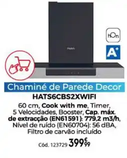 Conforama Chaminé de Parede Decor HATS6CBS2XWIFI promoção