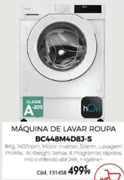 Conforama Candy máquina de lavar roupa bc448m4d8j-s promoção