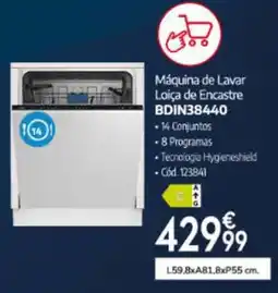 Conforama Máquina de Lavar Loiça de Encastre BDIN38440 promoção
