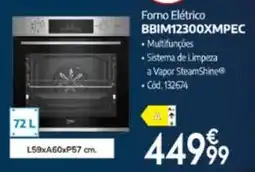 Conforama Forno Elétrico BBIM12300XMPEC promoção