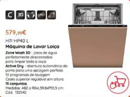 Conforama H7I HP40 L Máquina de Lavar Loça promoção