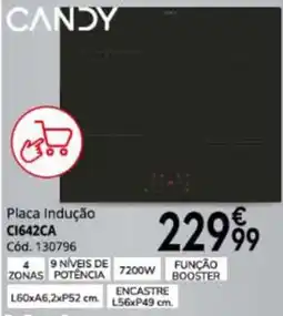 Conforama Candy placa indução promoção