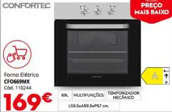 Conforama Forno elétrico confortec promoção