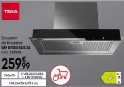 Conforama Exaustor de Encastre GFI 67350 EOS SS promoção