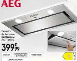 Conforama Aeg exaustor de encastre promoção