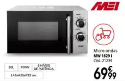 Conforama mei micro-ondas mw 1829 i promoção
