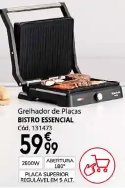 Conforama Grelhador de placas bistro essencial promoção