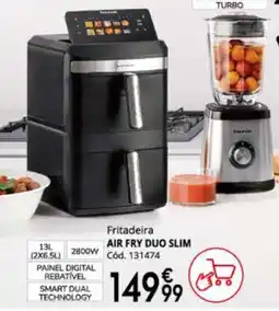 Conforama Fritadeira air fry duo slim promoção